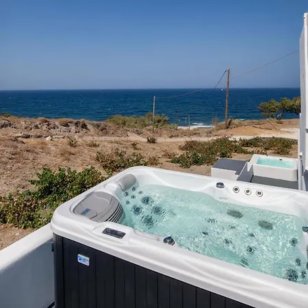 Peaceful Seafront Retreat In Santorini -sonus Mare * Vourvoúlos