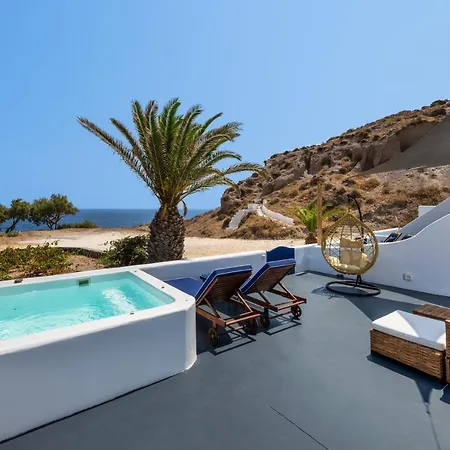 Peaceful Seafront Retreat In Santorini -sonus Mare Vourvoúlos